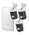AllSecure4K Wireless Security Kit with 3 x Wire-Free Cameras & NVR Tower | SWNVK-AS4K800SD3