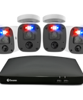 Home 4 Camera 8 Channel 4K Ultra HD DVR 2TB HDD Security System with Mic | SWDVK-856804MQB