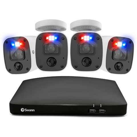 Home 4 Camera 8 Channel 4K Ultra HD DVR 2TB HDD Security System with Mic | SWDVK-856804MQB