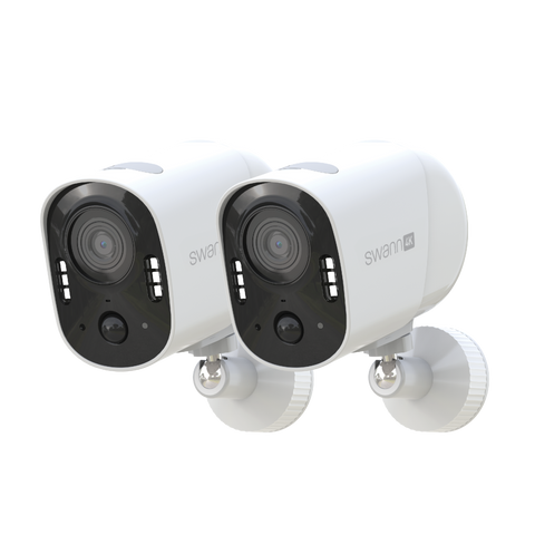 Xtreem4K Wireless Security Camera 2 Pack with 2-Way Talk, Siren & Heat + Motion Detection | SWIFI-4KXTRMPK2