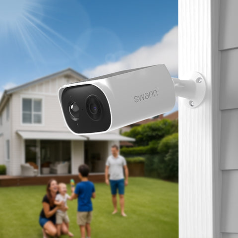 Swann EVO Wireless 2K Solar Security Camera - 2 Pack | SWIFI-SESOL2KBCPK2