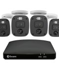 Home 4 Camera 8 Channel 1080p Full HD DVR 1TB HDD Security System with Mic