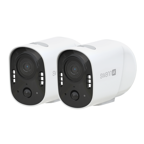 Xtreem4K Wireless Security Camera 2 Pack with 2-Way Talk, Siren & Heat + Motion Detection | SWIFI-4KXTRMPK2