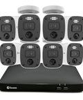 Home 8 Camera 8 Channel 4K Ultra HD DVR 2TB HDD Security System with Mic