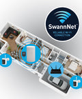 AllSecure600 2K Wireless Security Kit with 2 x Wire-Free Cameras & NVR Tower | SWNVK-600KH2